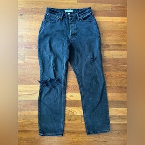 A&F The Dad High Rise Curve Love